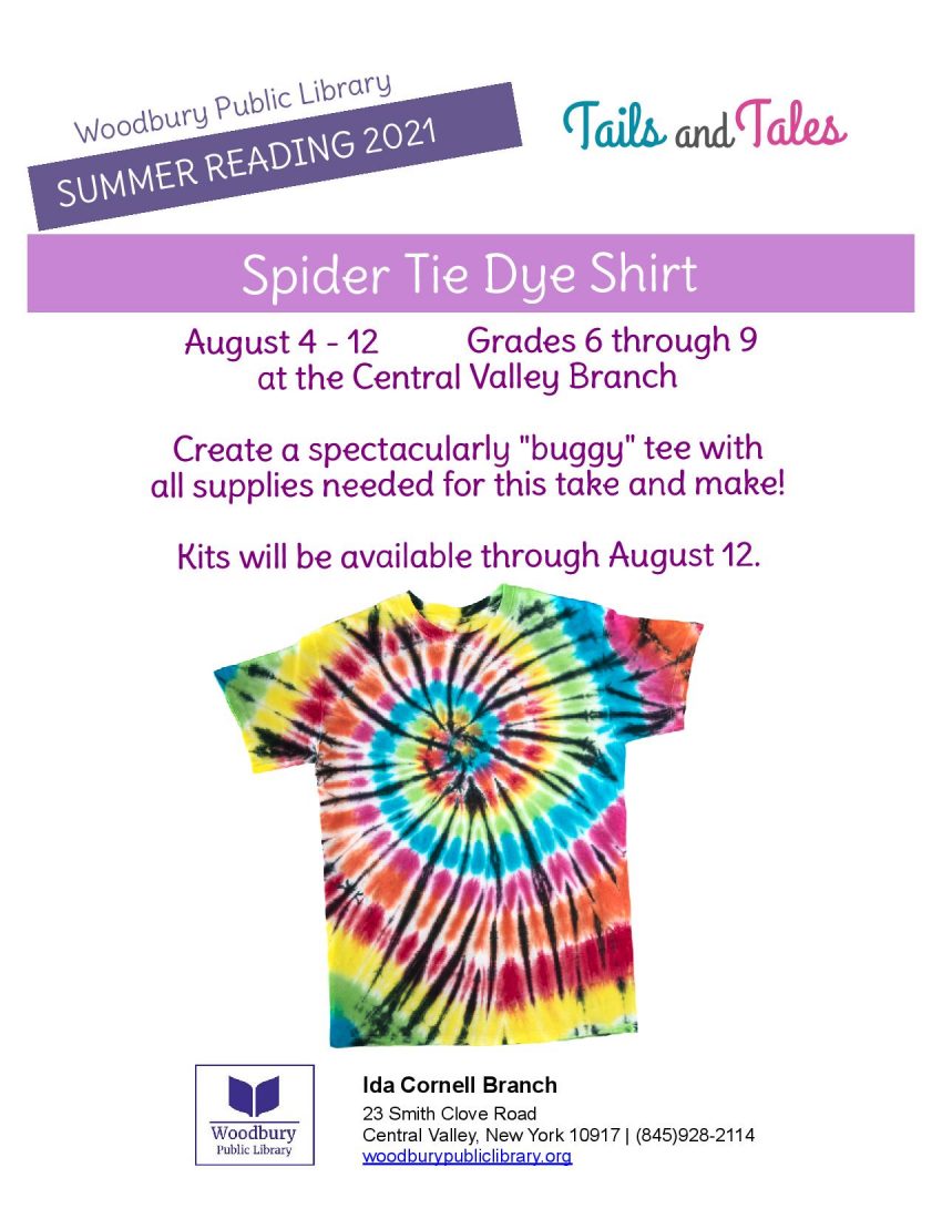 how to make spider tie dye shirts