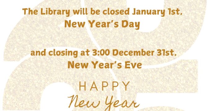 Library Closed NYD