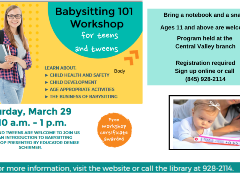 Babysitting Workshop for Teens and Tweens